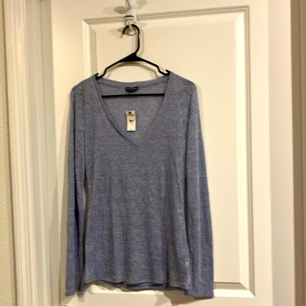 Express sparkly light long sleeve